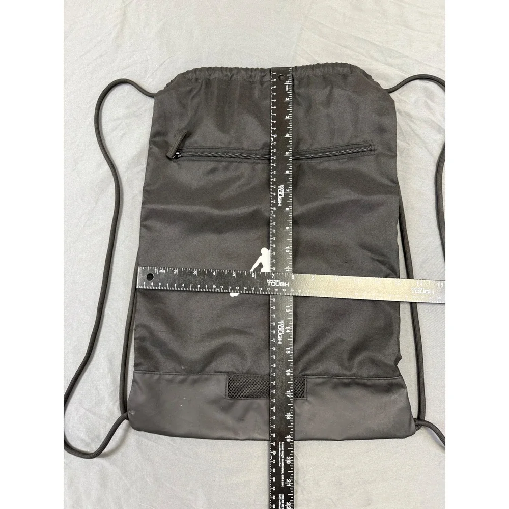 Jordan Jumpman Drawstring Backpack Black Athletic Cinch Sack Bag 9A0746-023